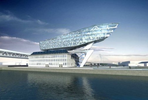 Zaha Hadid, “Sede administrativa para el puerto de Antwerp”